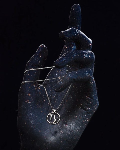 Karen Walker Capricorn Necklace Silver Carousel 1