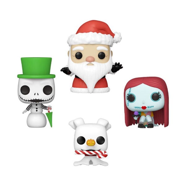 Nightmare Before Christmas Tree Holiday US Pocket Pop! 4pk Carousel 1