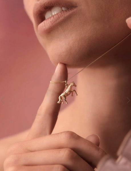 Karen Walker Horse Necklace Silver Carousel 1