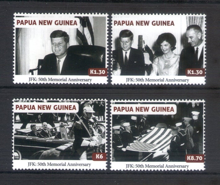 PNG - 2013 John F Kennedy Set (4) - UHM - 1619/22 Carousel 1