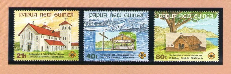 PNG - 1991 Anglican Church Set (3) - UHM - 655/7 Carousel 1