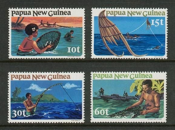 PNG - 1981 Fishing Set - UHM - 417/20 Carousel 1