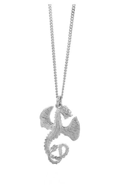 Karen Walker Dragon Pendant & Chain Silver Carousel 1