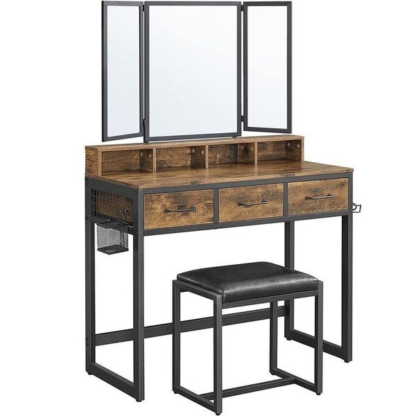 Makeup/dressing table with stool64406854917762112