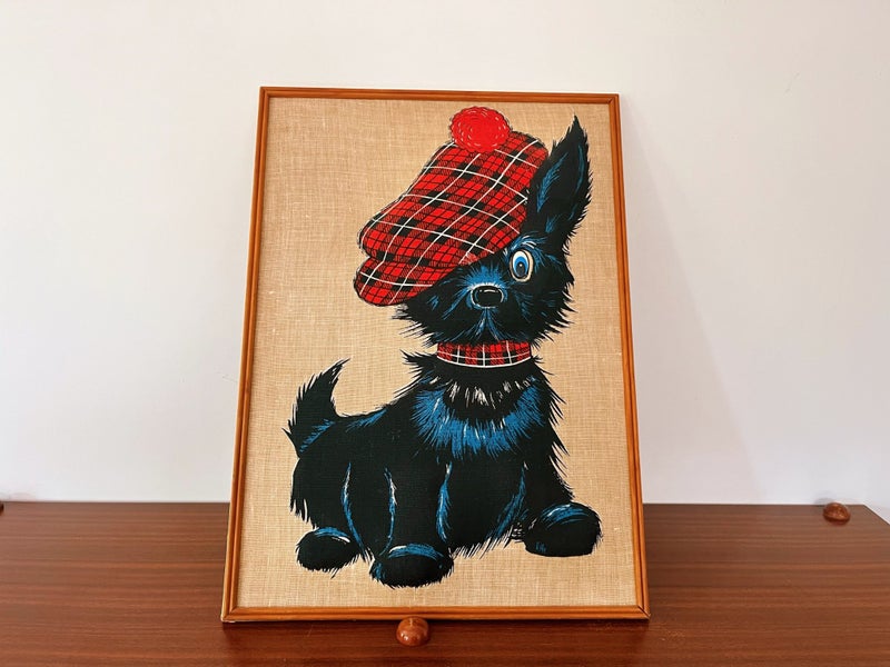 Vintage Retro 3D Scotty Dog Wall Hanging Carousel 1