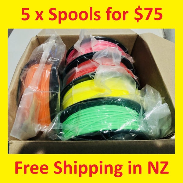 Clearance – 5 x PLA 3mm Spools for Just $75! Carousel 1