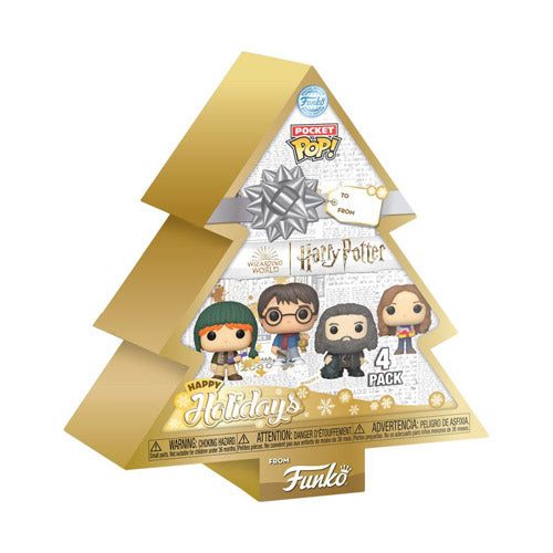 Harry Potter Tree Holiday US Exclusive Pocket Pop! 4-Pack Carousel 2