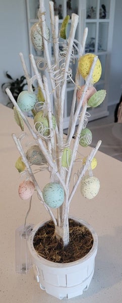 Decorative Easter Tree with Eggs and Lights Carousel 2