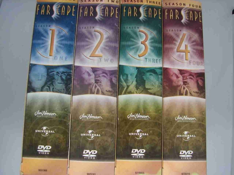 Farscape the complete seasons 1 – 4 on DVD (4 box sets the complete series)64485303619203110