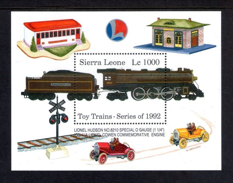 Sierra Leone - 1992 Toy Trains MS - UHM - MS1891a Carousel 1