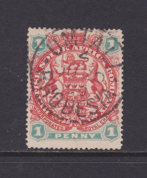 Rhodesia - 1897 Arms 1d - VFU - 67 Carousel 1