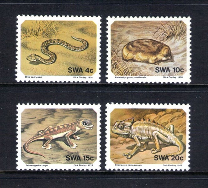 South West Africa - 1978 Small Animals Set (4) - UHM - 311/4 Carousel 1