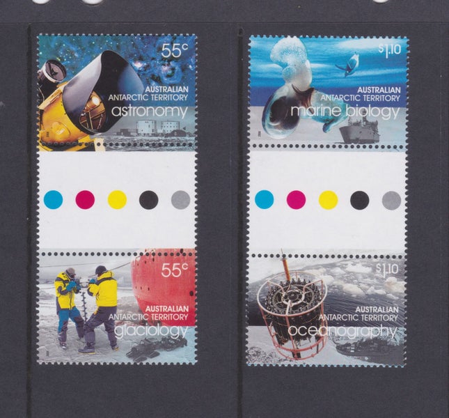 Australia - AAT - 2008 Polar Year Set (4) - Gutter Pairs - UHM - 180/3p Carousel 1