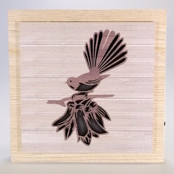 Coloured LED Kiwiana Block - 'Fantail' Carousel 2