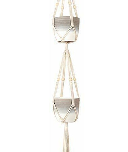 Macrame Plant Hanger Cotton Rope Hanging Planter Basket Carousel 7