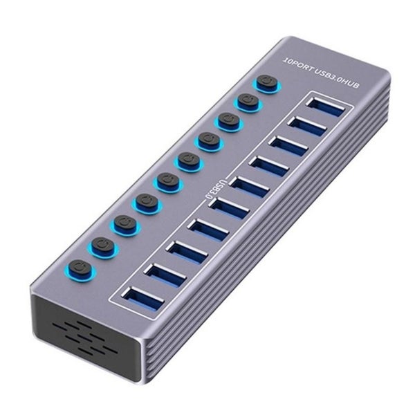 10-In-1 Usb 3.0 Extension Hub With Individual Switch Carousel 1