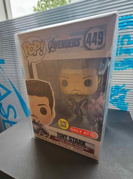 Tony Stark 449 (GLOW)(TARGET STICKER) funko Pop Vinyl Carousel 2