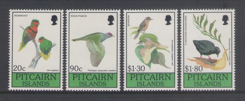 Pitcairn Is. - 1990 "Birdpex" Set (4) - UHM - 385/8 Carousel 1