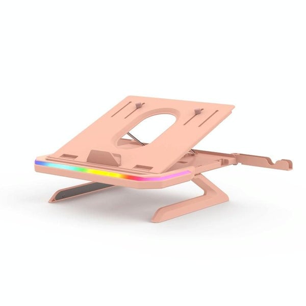 Laptop Stand With 9 Levels Of Lighting Pink Carousel 1