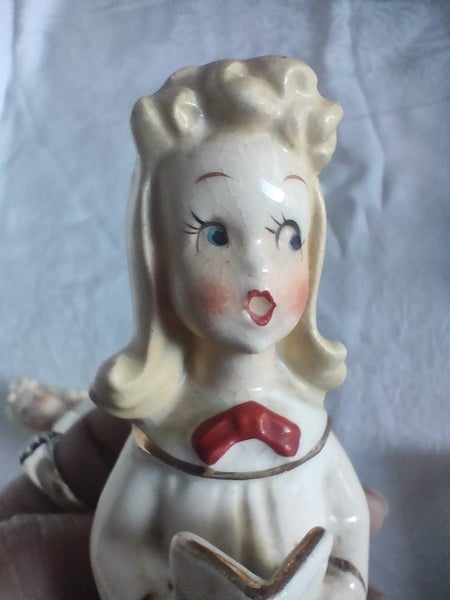 Pair of Mid Century Christmas Choir Singers Carousel 5