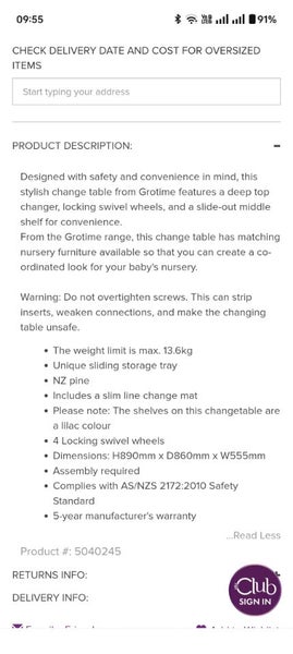 Baby change table64414892143617112