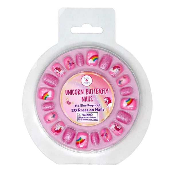 PP Unicorn Butterfly Press On Nails Carousel 1