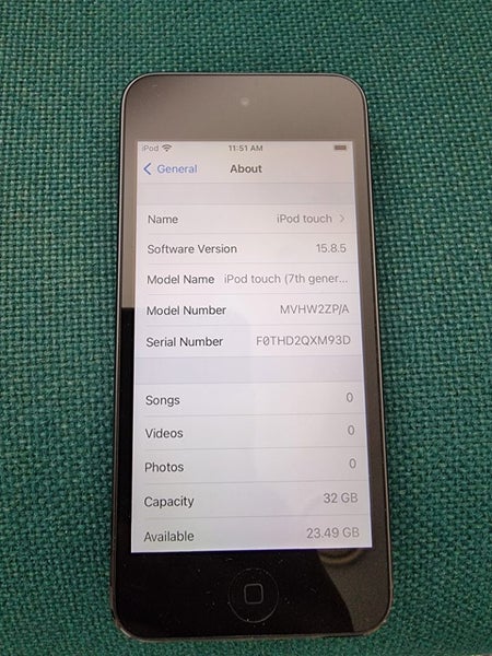 iPod Touch 7th Gen 32Gb - excellent condition Carousel 1