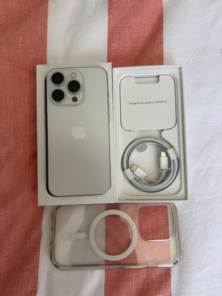 iPhone 15 PRO 128gb White - EXCELLENT CONDITION64415752306435111