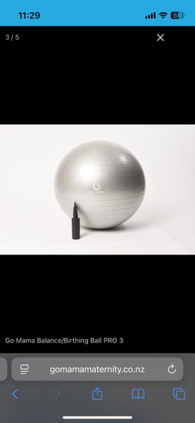 Maternity/birthing pregnancy exercise ball small Carousel 1