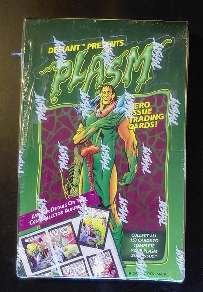 1993 Plasm Trading Card FACTORY SEALED Box-Zero Issue Carousel 1