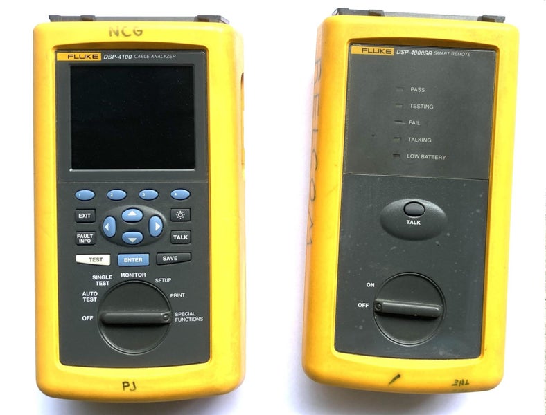 Fluke LAN Network Cable Tester DSP-4100, TDR graph, Ethernet Analyser RJ45 Cat 6 Carousel 1