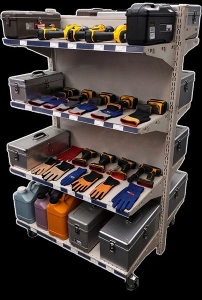 Metal Shelving, EX supermarket (single bays) Carousel 1