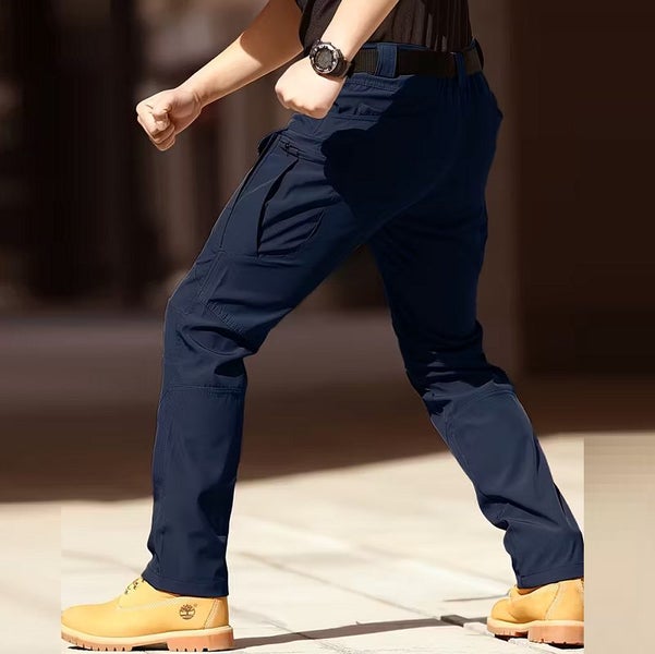 Men's Tactical Pants Water Resistant Flex Ripstop Cargo Pants Lightweight Hiking Carousel 1