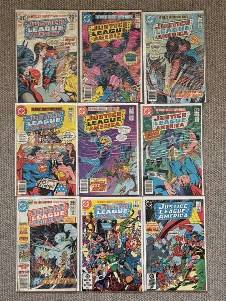 Justice League of America lot of 9 comics, Darkseid, Brian Bolland Carousel 1