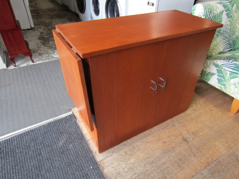 Vintage Mahogany & Rimu Sewing Cabinet Carousel 1