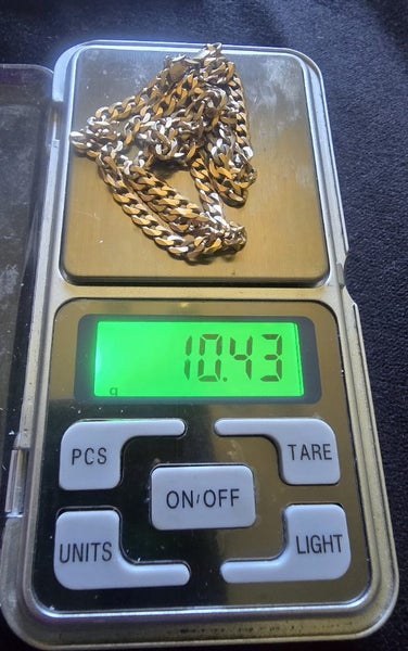 9ct Yellow Gold Cuban link chain necklace Carousel 2