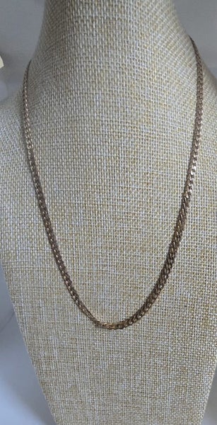 9ct Yellow Gold Cuban link chain necklace Carousel 7