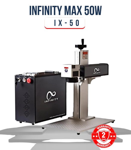INFINITY LASER 50W MAX Fibre Laser Machine Carousel 1