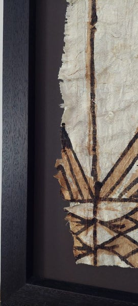 ELEGANT ONE-OFF TAPA-CLOTH - NOW a FRAMED ARTWORK Carousel 8