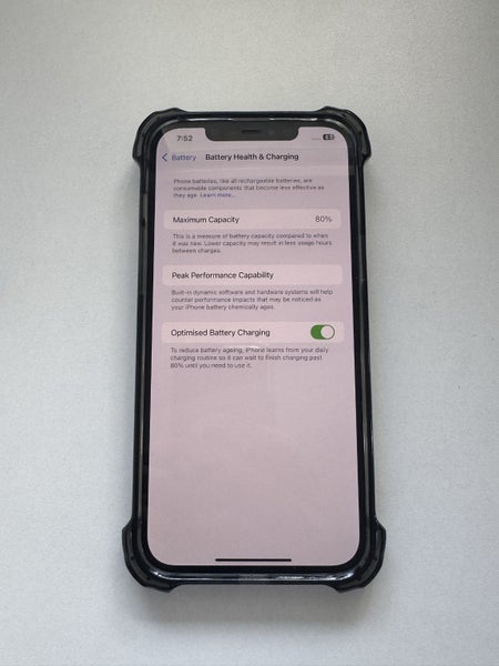 iPhone 12 Pro Max with charger and case64703740225922113