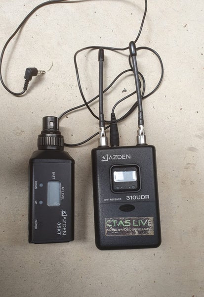 Azden Wireless XLR Long Distance Audio monitor set Carousel 1