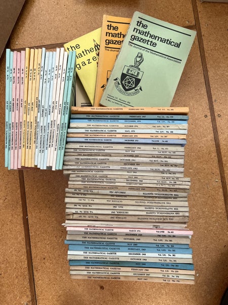 Maths periodicals, gazettes and teacher aides Carousel 2