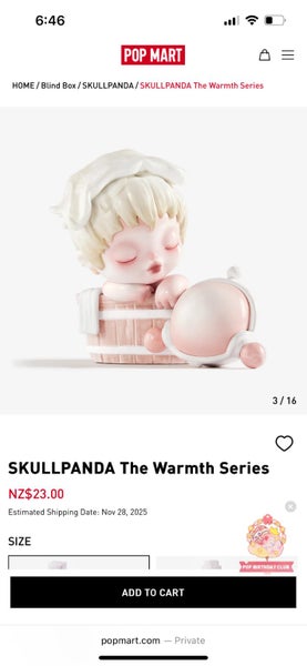 SKULLPANDA Warmth series figurine “Loosening” Carousel 1