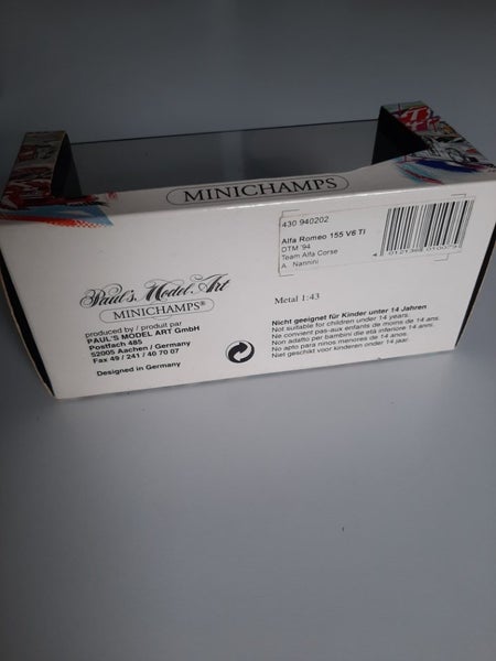 ALFA ROMEO 155 V6 TI - MINICHAMPS QUALITY - BOXED! Carousel 4