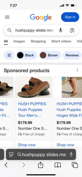 Men’s Hush Puppies slides64419337656321113