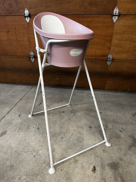 Shnuggle Folding Bath Stand + baby bath Carousel 1