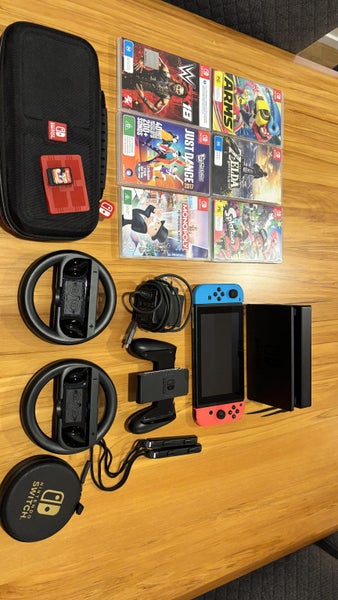 Nintendo Switch OG Console (V1) + Games & Accessories included64419762881923110