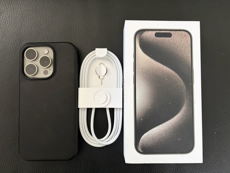*$1 RESERVE* iPhone 15 Pro with Case + Cable64419776487170110