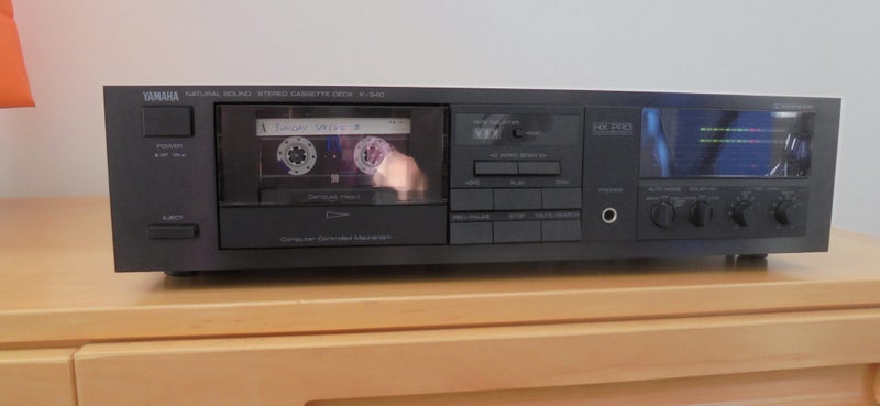 Yamaha K-340 Stereo Cassette Deck Carousel 1