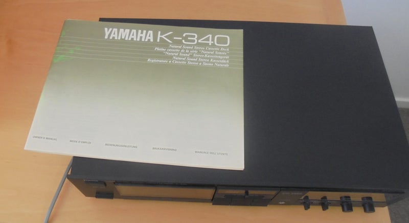 Yamaha K-340 Stereo Cassette Deck Carousel 10